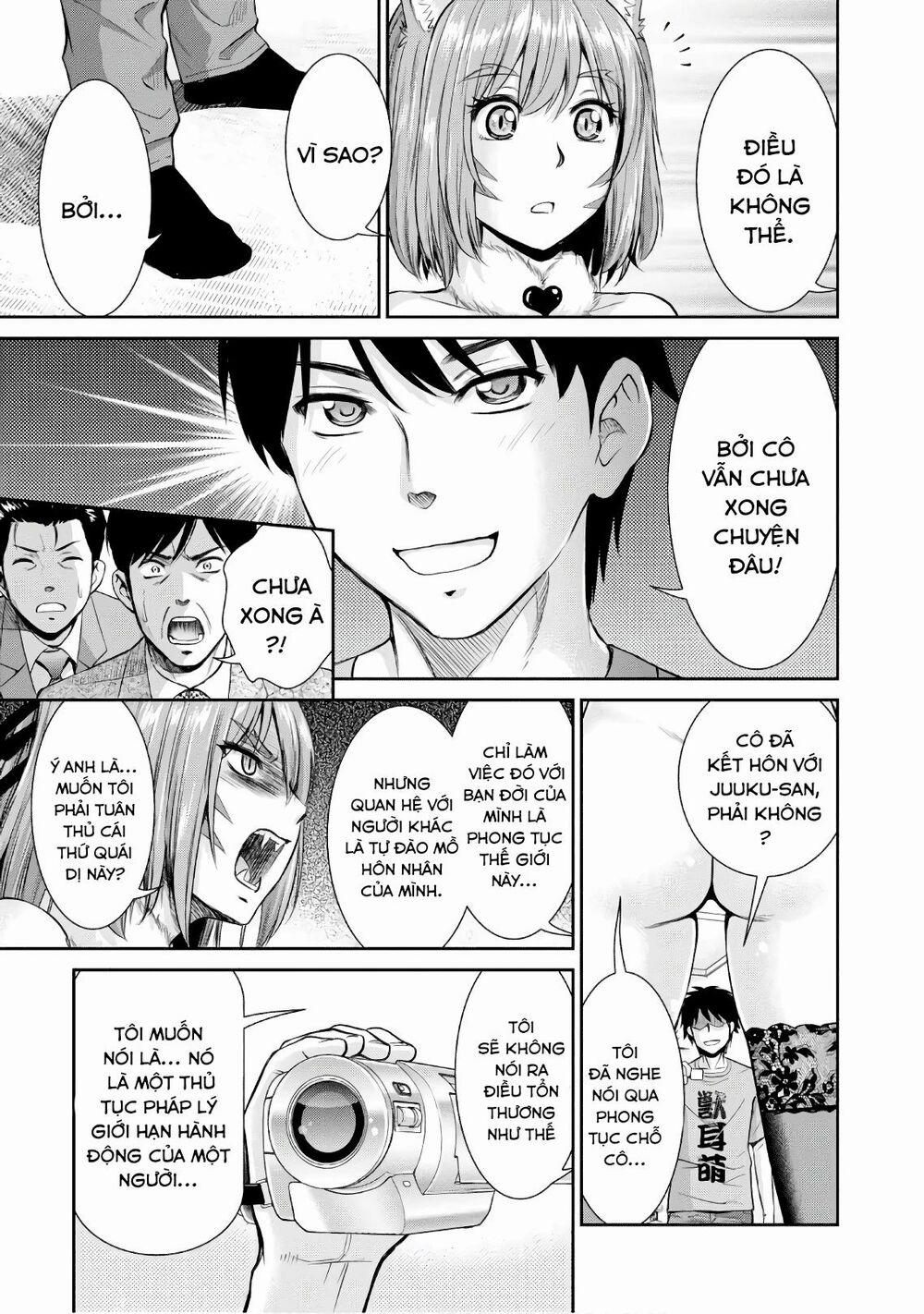 Yojouhan Isekai Kouryuuki 0 Cô gái tai mèo và đàm phán sống còn trang 33