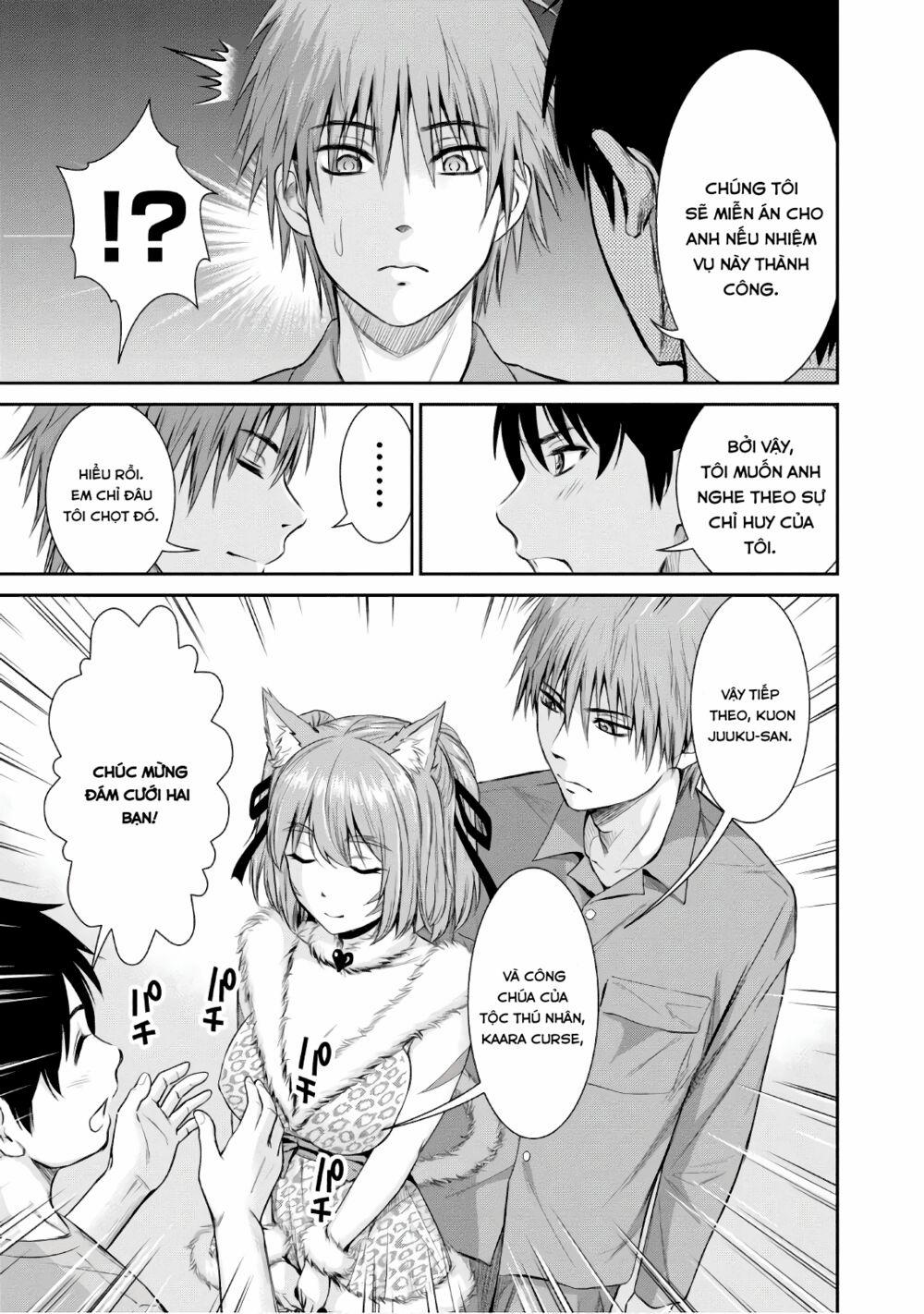 Yojouhan Isekai Kouryuuki 0 Cô gái tai mèo và đàm phán sống còn trang 7