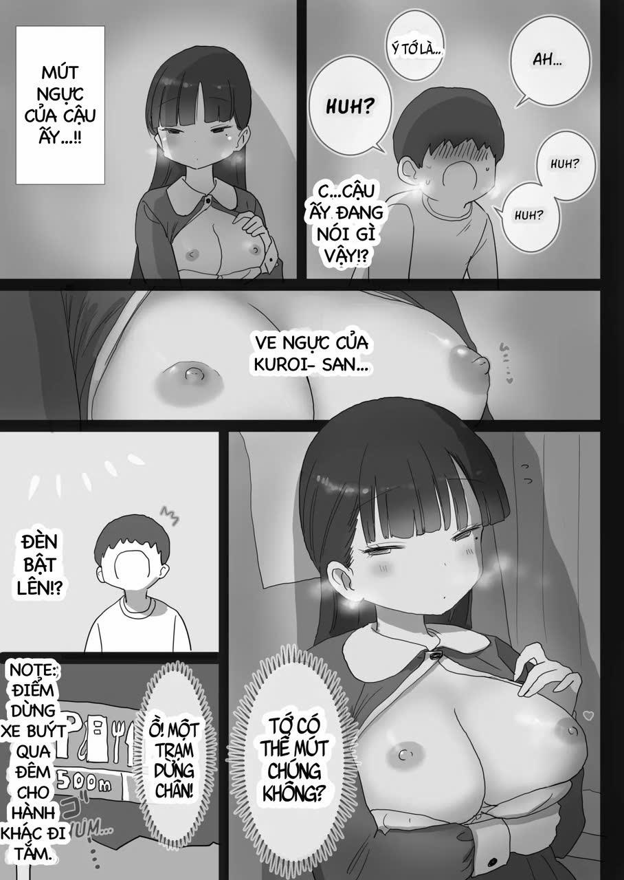 Yokou Bus Demo Kossori Nakadashi Sasete Kureru Classmate No Kuroi-San 1 trang 18