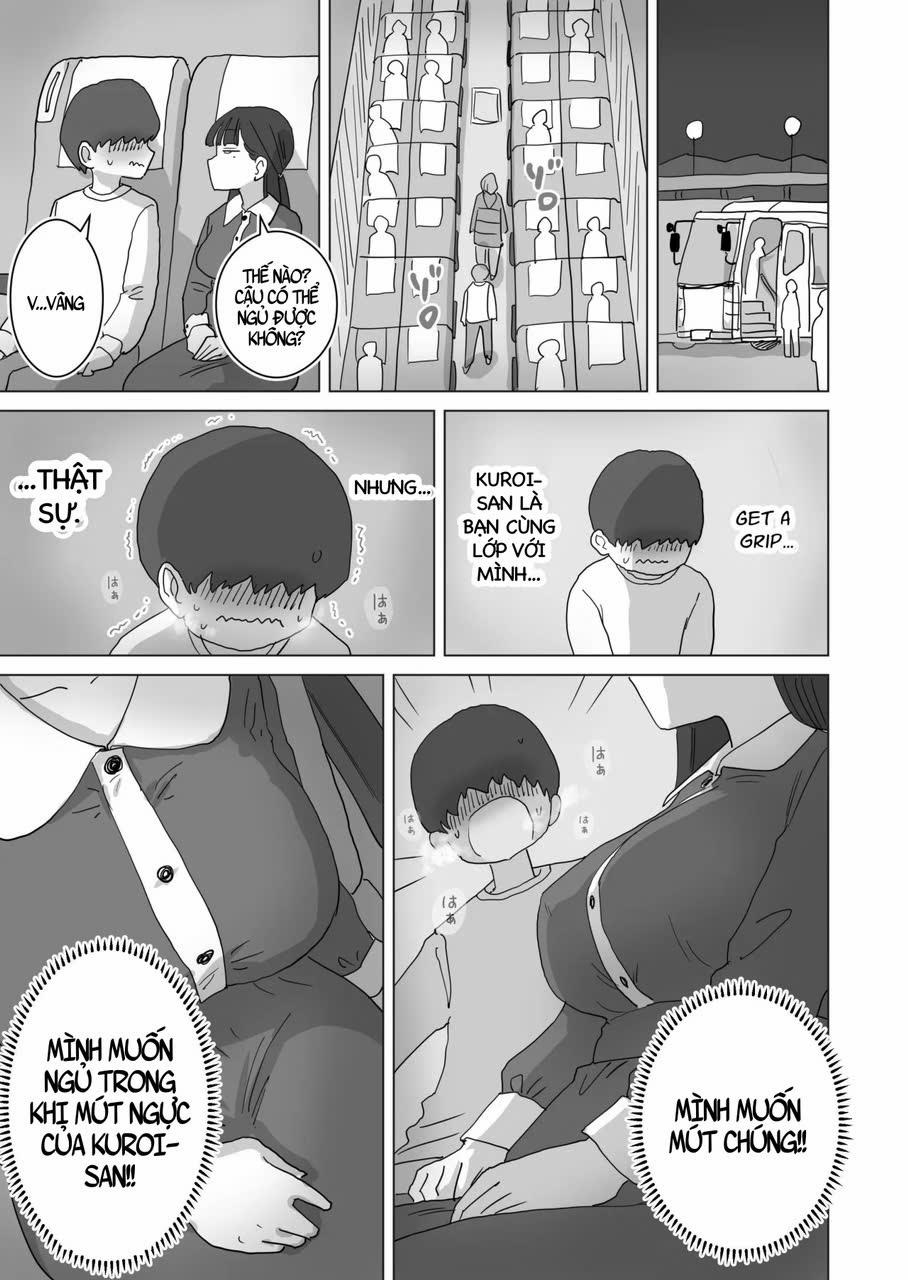 Yokou Bus Demo Kossori Nakadashi Sasete Kureru Classmate No Kuroi-San 1 trang 22