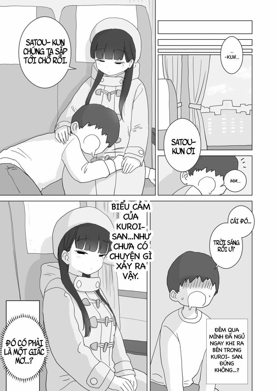 Yokou Bus Demo Kossori Nakadashi Sasete Kureru Classmate No Kuroi-San 2 trang 19