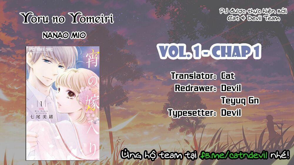 Yoru No Yomeiri 1 trang 0