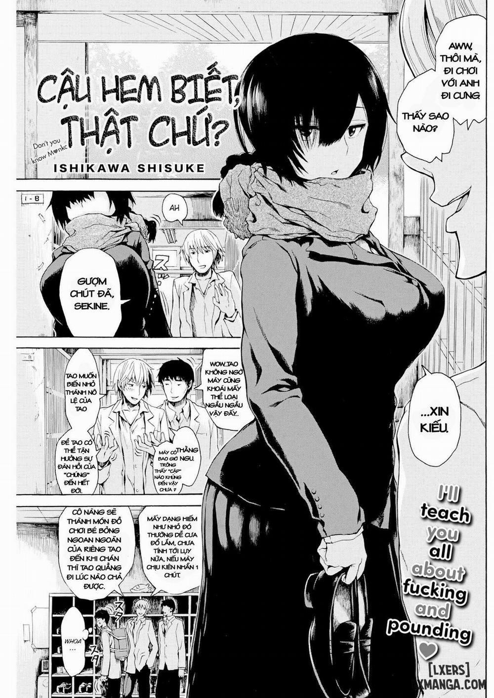 You Don’t Know, Do You Oneshot trang 0