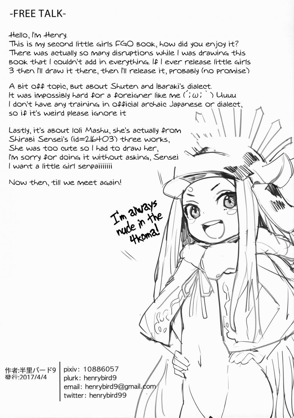 Youjo Eirei ga Oosugiru no Ken ni Tsuite 2 (Fate/Grand Order) Oneshot trang 16