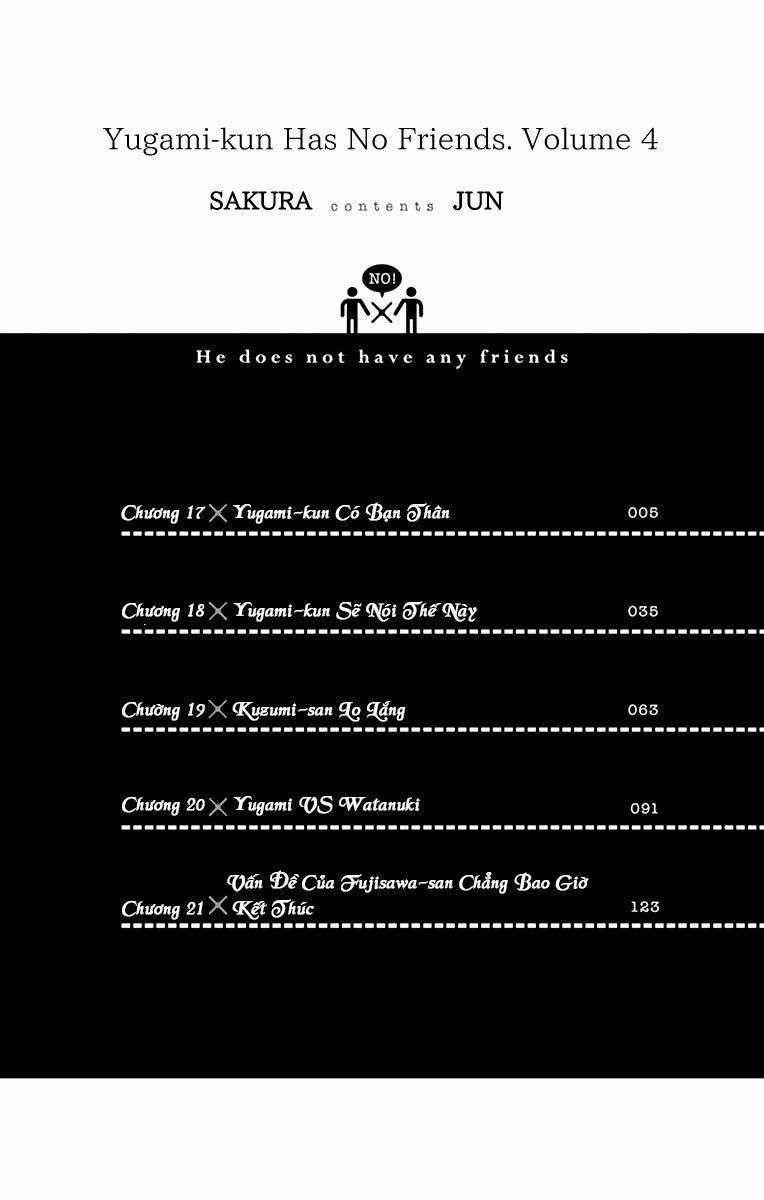 Yugami-Kun Ni Wa Tomodachi Ga Inai Manga 17 trang 4