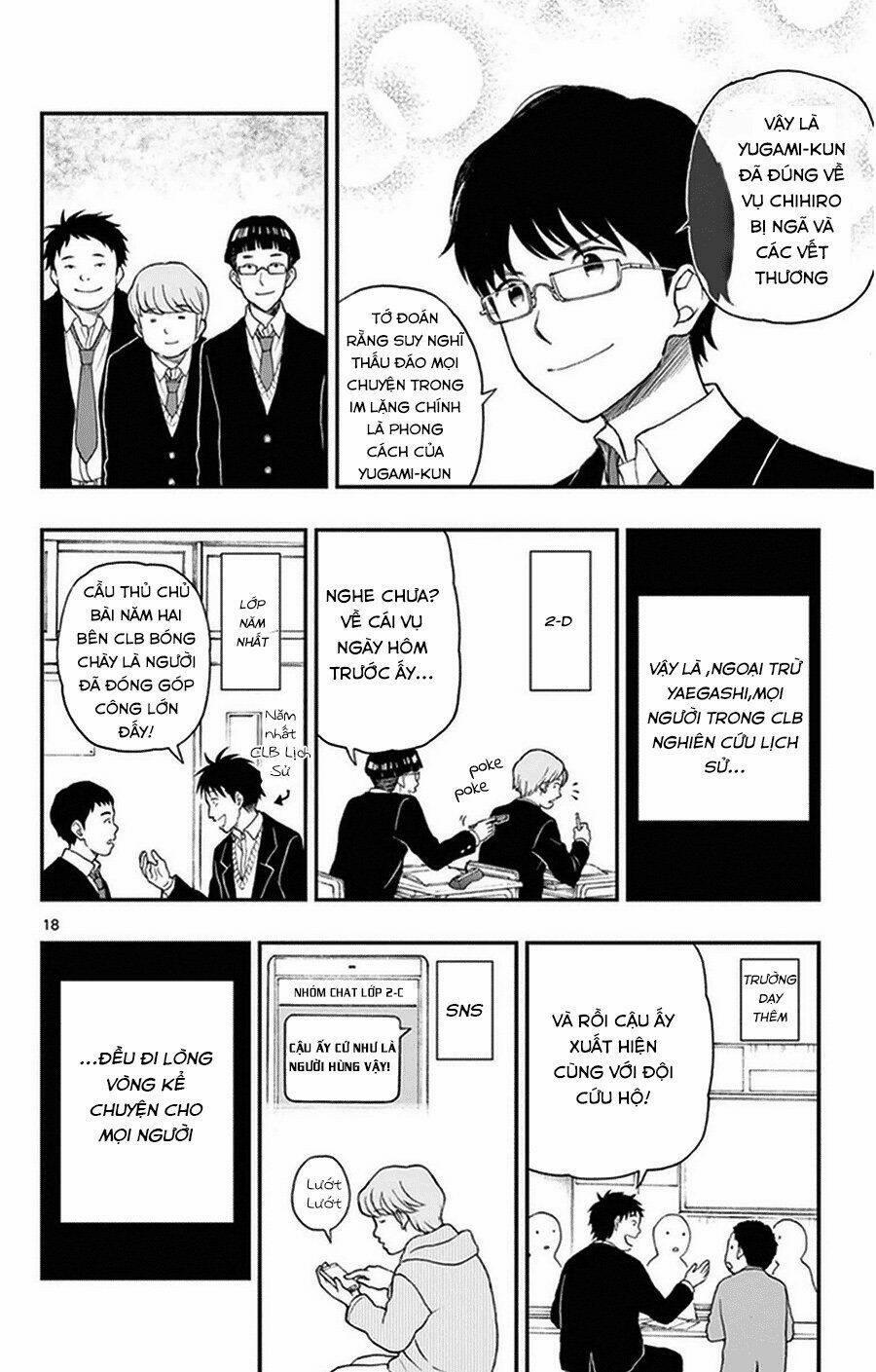 Yugami-Kun Ni Wa Tomodachi Ga Inai Manga 35 trang 18