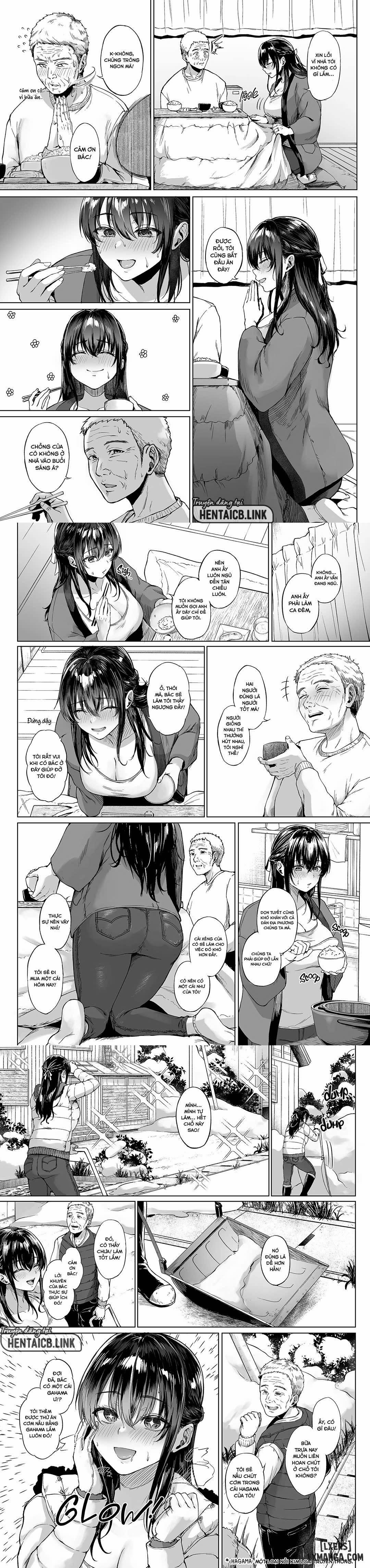 Yukiguni no Younetsu - Hirusagari no Muboubi Hitozuma wo daku Oneshot trang 2