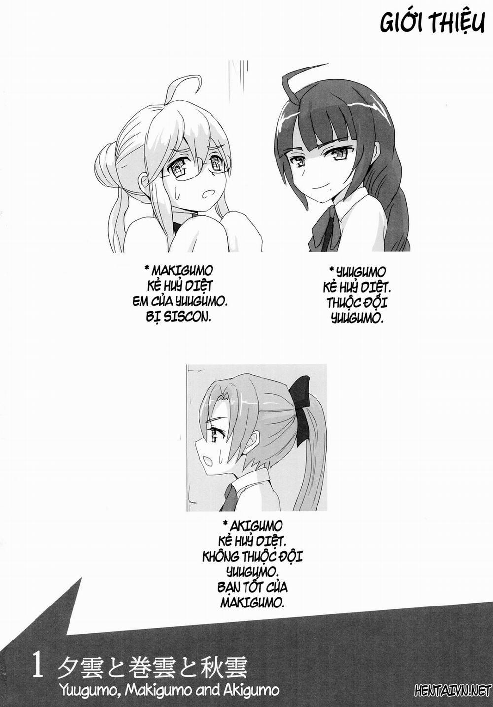 Yuugumo to Makigumo to Akigumo (Kantai Collection) 1shot trang 3