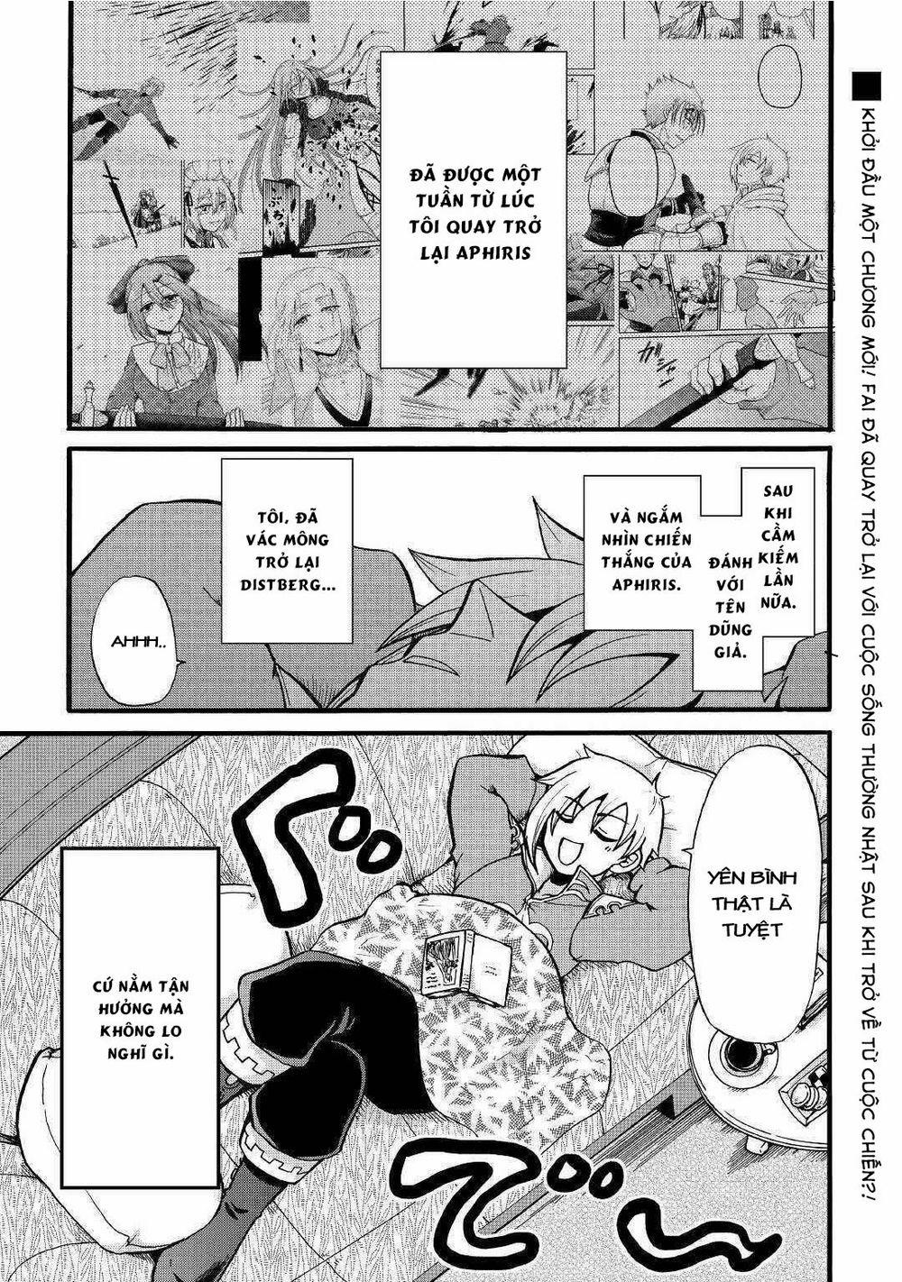 Zensei Wa Ken Mikado. Konjou Kuzu Ouji 9 trang 1